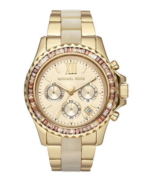 michael kors parker gold watch|michael kors parker chronograph.